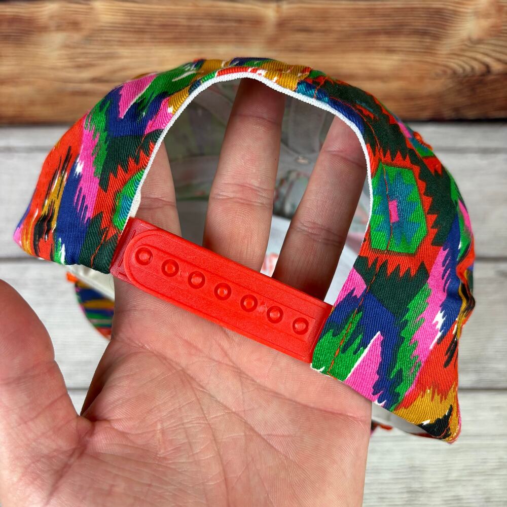 Vintage 1990 Hart Energy Services Western Aztec Snapback Hat - Picture 4 of 5
